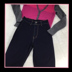 ANGRY RABBIT SUPER HIGH WAISTED DENIM JEANS 27/5